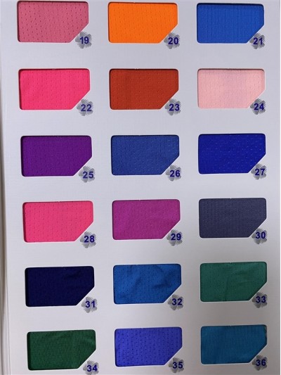 GZ-YXYF 3045# 彈力針孔  幅寬：160CM 克重：170GSM 成分：10%spandex  90%polyester  吸湿排汗 正面照